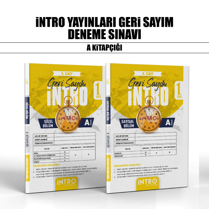 GERİ SAYIM İNTRO 08.SINIF DNM KLB SY/SZ 1-A - 26